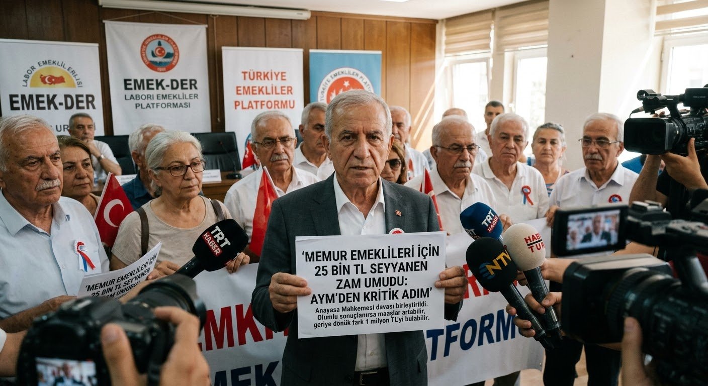 MEMUR EMEKLİLERİ İÇİN 25 BİN TL SEYYANEN ZAM UMUDU: AYM’DEN KRİTİK ADIM
