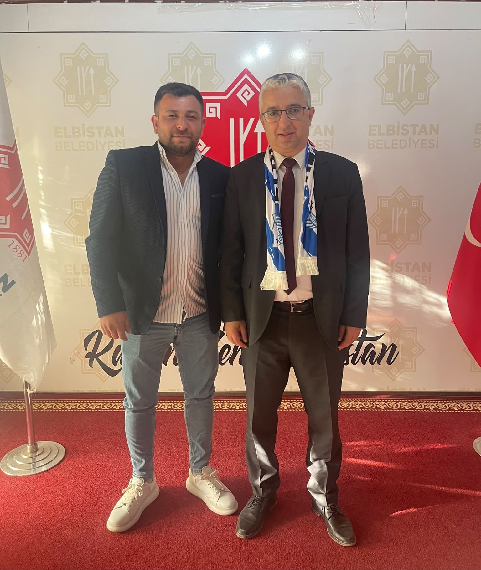ELBİSTAN FK SPOR KULÜBÜ’NDEN BELEDİYE BAŞKANI ERKAN GÜRBÜZ’E ZİYARET