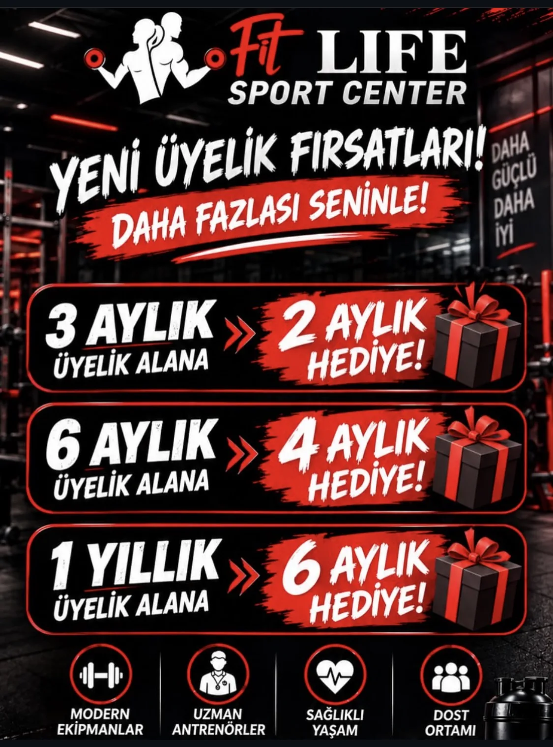 FİT LİFE SPORT CENTER’DAN SONBAHAR KAMPANYASI: "DAHA FAZLASI SENİNLE!"