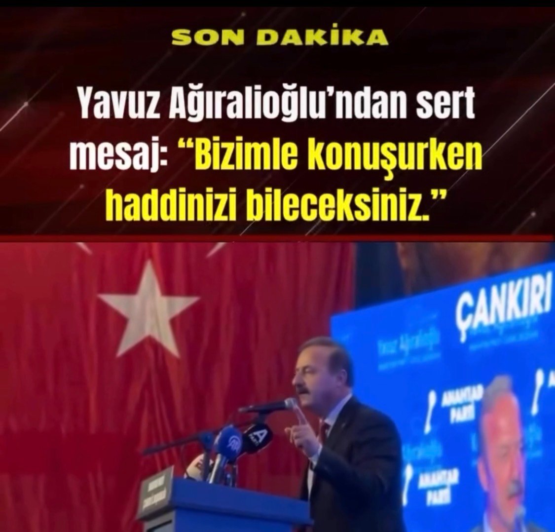 YAVUZ AĞIRALİOĞLU’NDAN BAŞÖRTÜSÜ İSNATLARINA VE PROPAGANDALARA SERT TEPKİ: "BİZİMLE KONUŞURKEN HADDİNİZİ BİLECEKSİNİZ!"