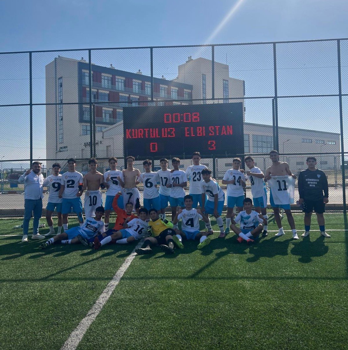 ELBİSTAN FK U-17 İKİDE İKİ YAPTI: 0-3